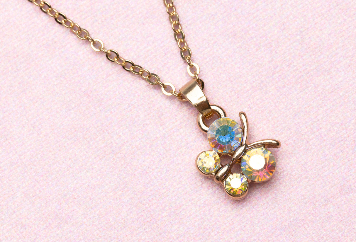Boutique Butterfly Jewel Necklace (assorted)