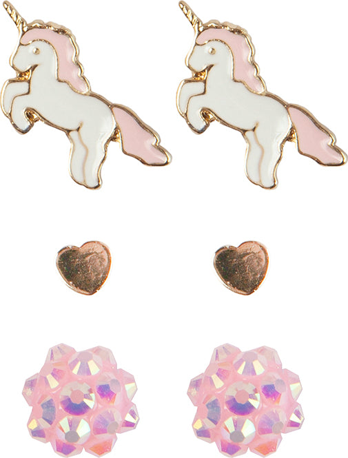 Boutique Unicorn Studded Earrings