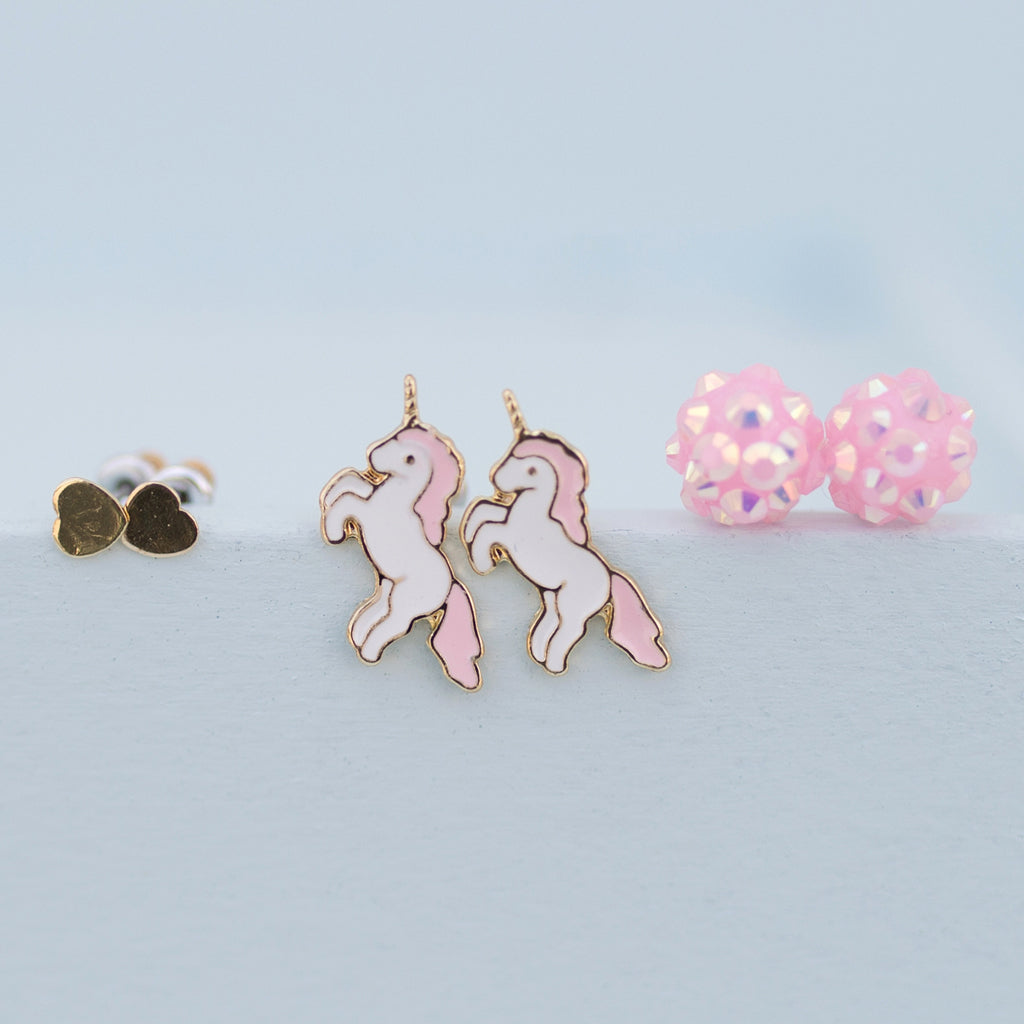 Boutique Unicorn Studded Earrings