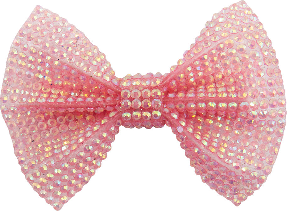 Boutique Pink Gem Bow Hairclip