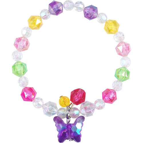 Pink Poppy Butterfly Bracelet