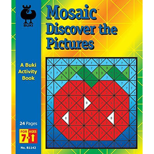 Buki Activity Book Mosaic Discover The Pictures Game