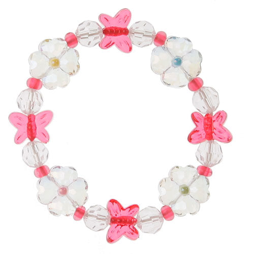 AB Butterfly & Flower Bracelet