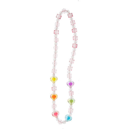 AB Colorful Heart Necklace