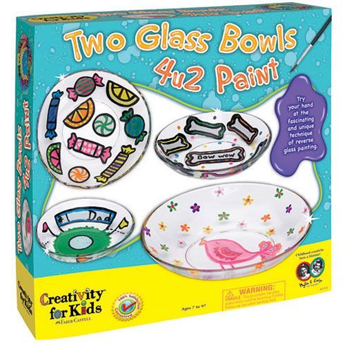 Two Glass Bowls 4 U 2 Paint