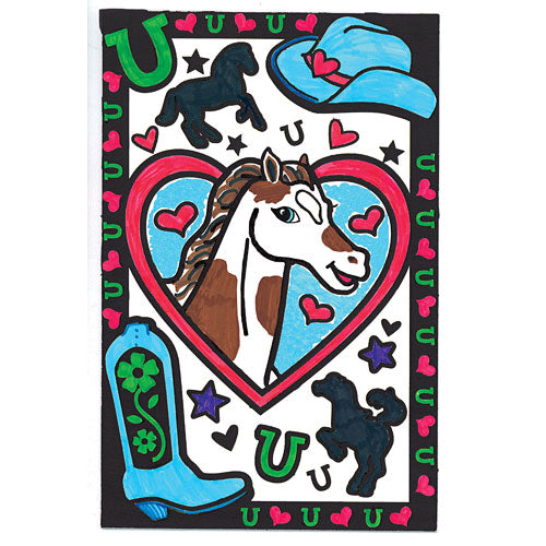 3D Fuzzy Fun Horses