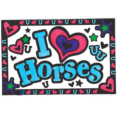3D Fuzzy Fun Horses