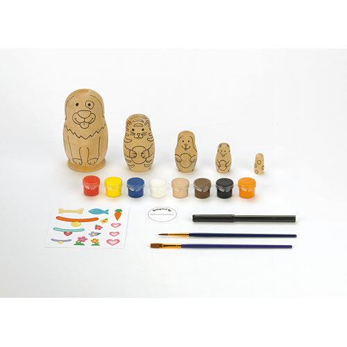 Playful Pets Nesting Dolls