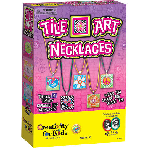 Tile Art Necklaces