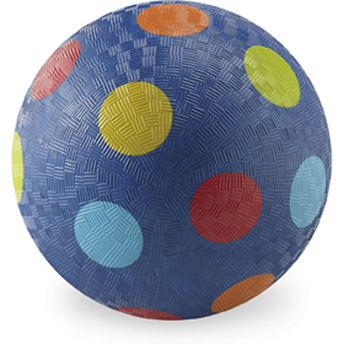 Rainbow Blue Ball Polka dots 5 inch