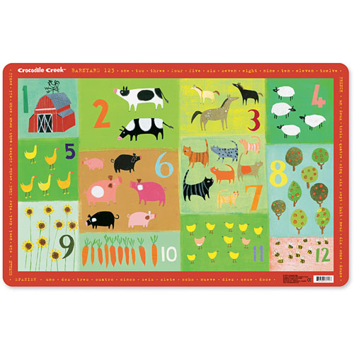 Barnyard 123 Placemat