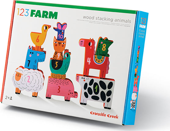 Wood Stacking Playset - 123 Farm