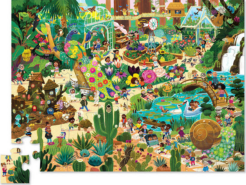 48-Piece Puzzle - Day at the Botanical Gardens