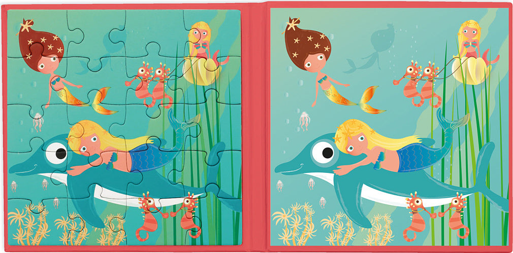Magnetic Puzzle Book Mermaid