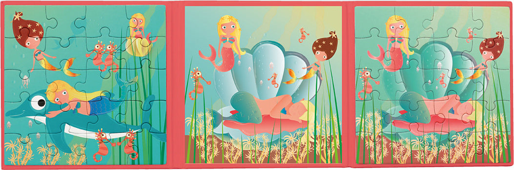 Magnetic Puzzle Book Mermaid