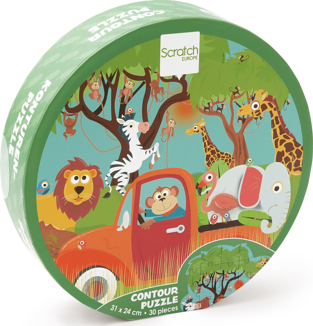 Contour Puzzle - Safari