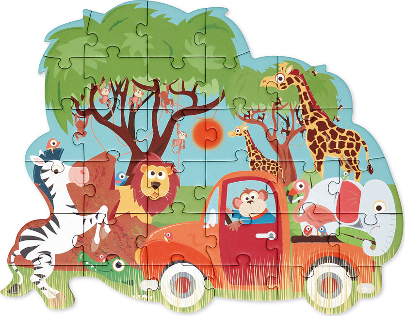 Contour Puzzle - Safari