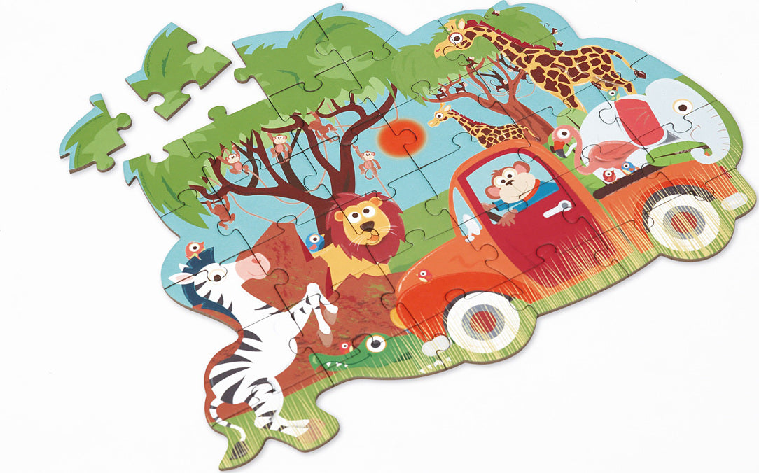 Contour Puzzle - Safari