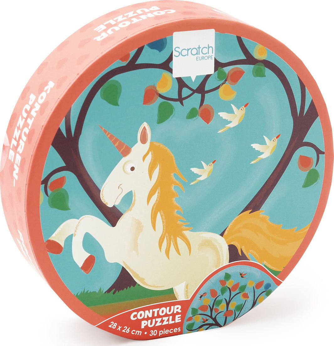 Contour Puzzle Unicorn 30 pcs