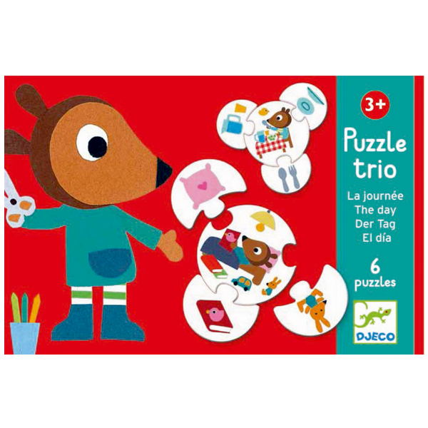 Educational Games - Puzzle Trio The Day
