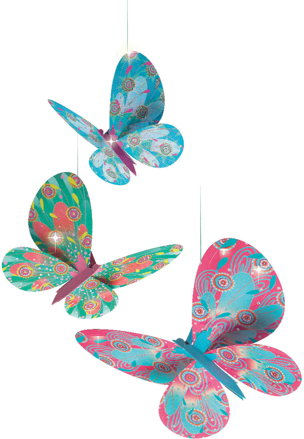 Airy Objects To Hang - Glitter Butterflies