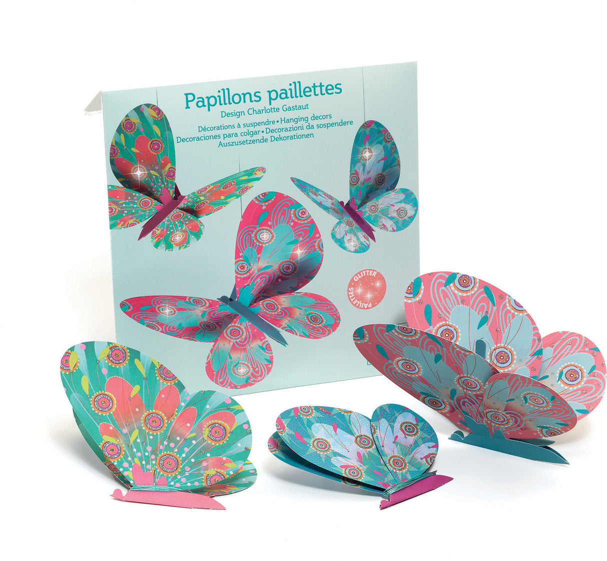 Airy Objects To Hang - Glitter Butterflies