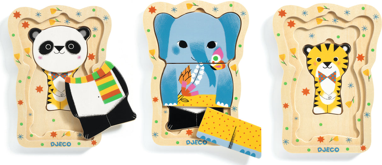 Wooden Puzzles Lucky & Co