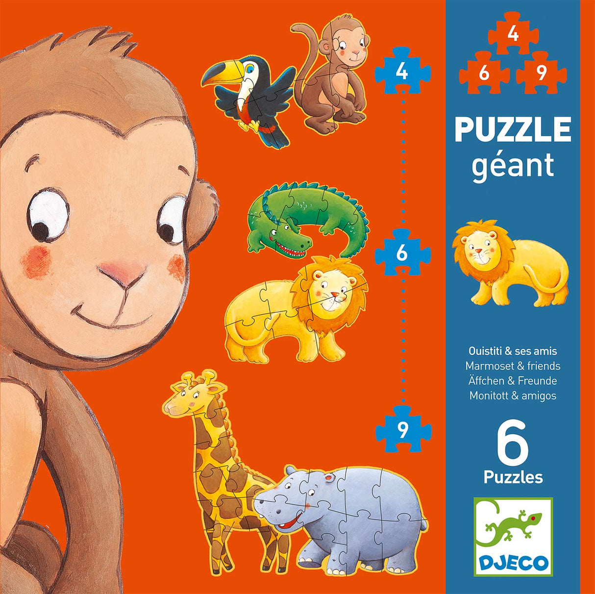 Giant Puzzles - Marmoset And Friends