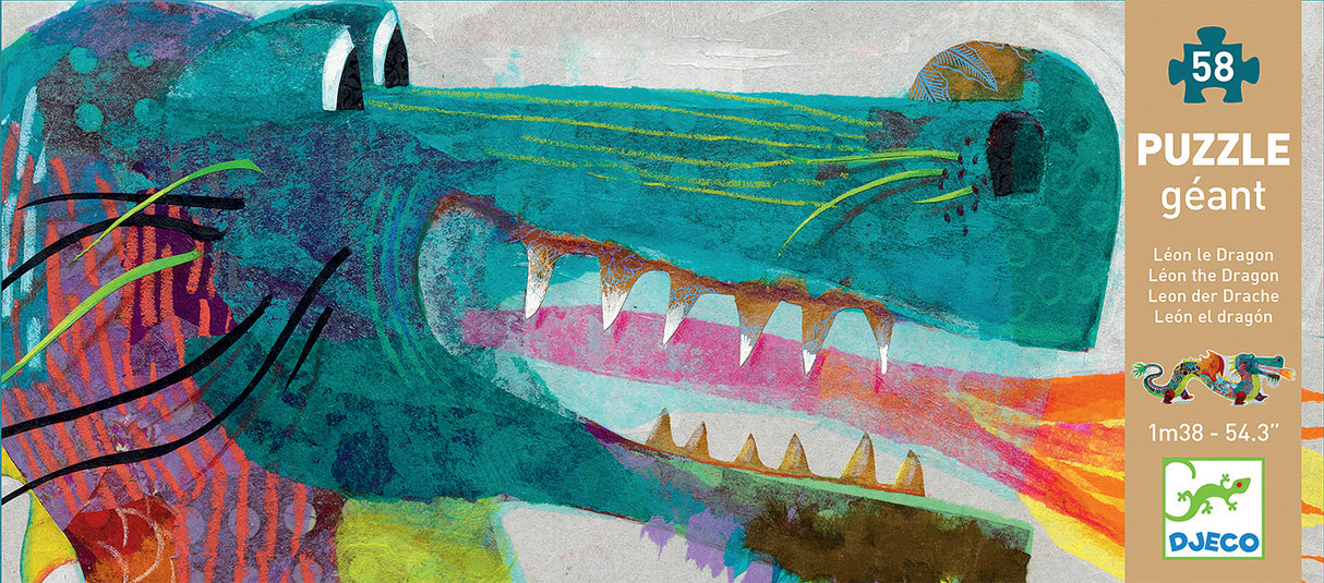 Giant Puzzles - Leon The Dragon