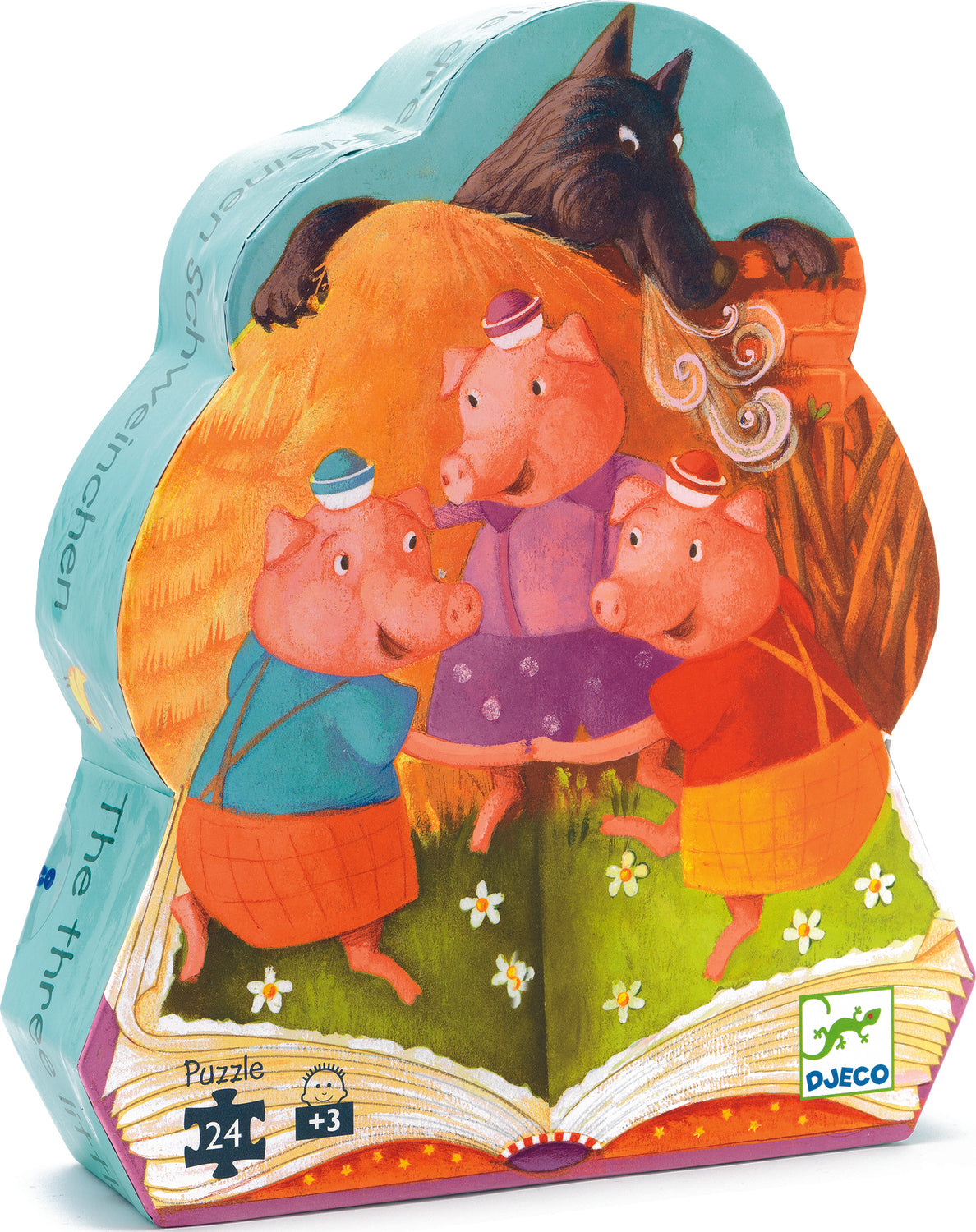 Silhouette Puzzles - The 3 Little Pigs - 24pcs