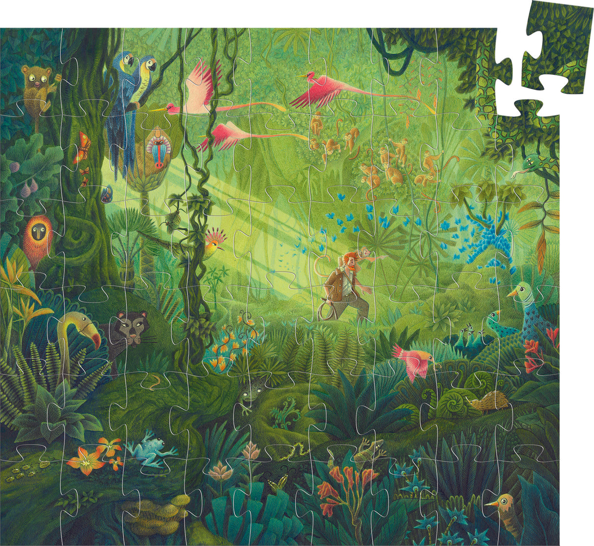 Silhouette In The Jungle