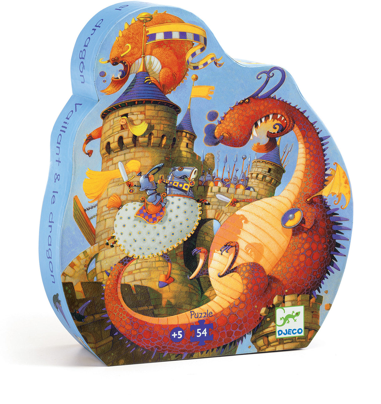 Silhouette Puzzles - Vaillant And The Dragon - 54pcs