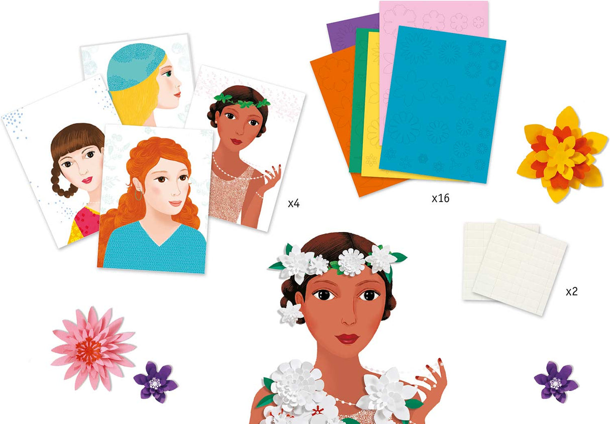 Paper Creations - Young Girls In Flowers