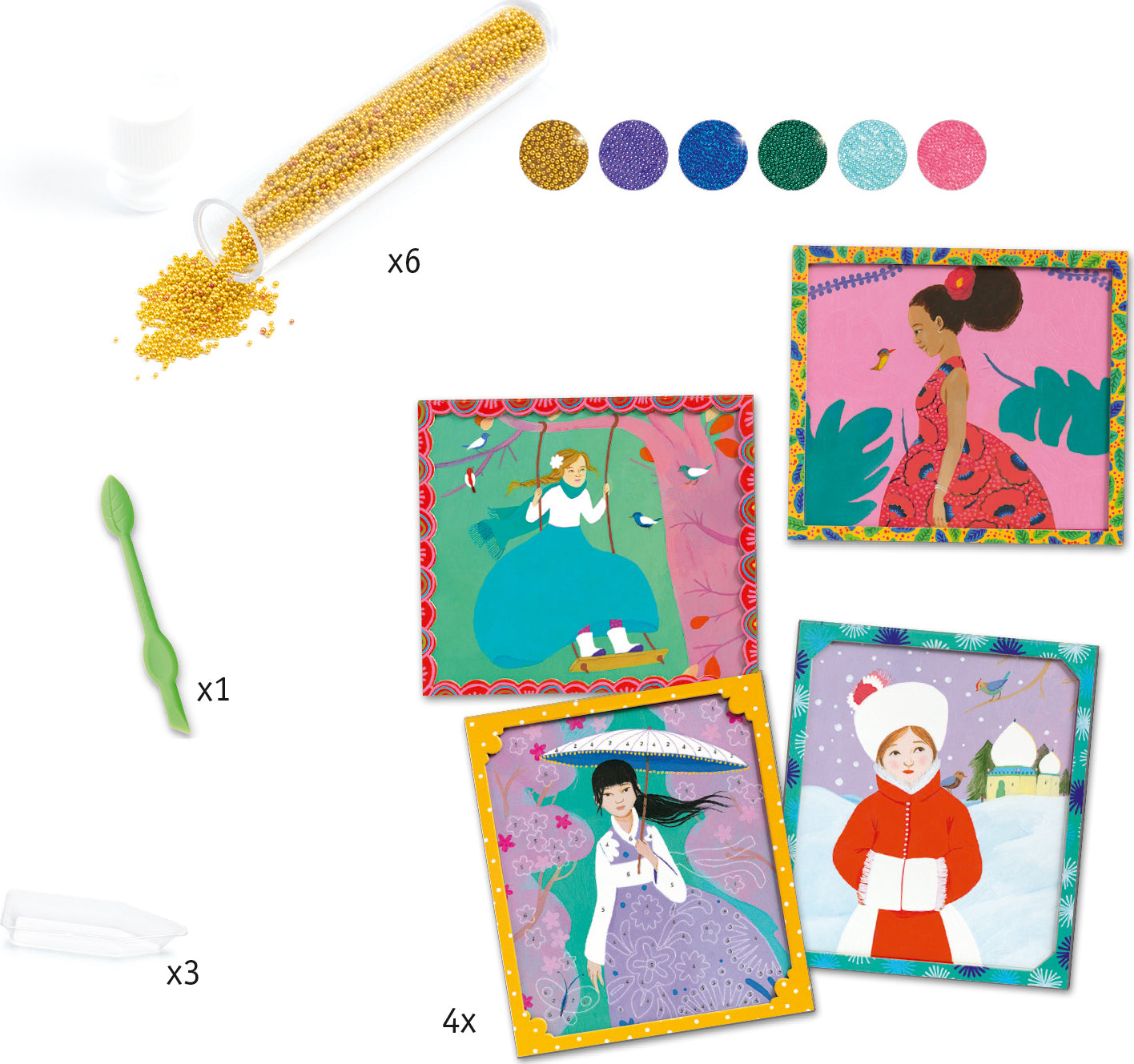 Djeco Around The World Artistic Beads Craft Kit