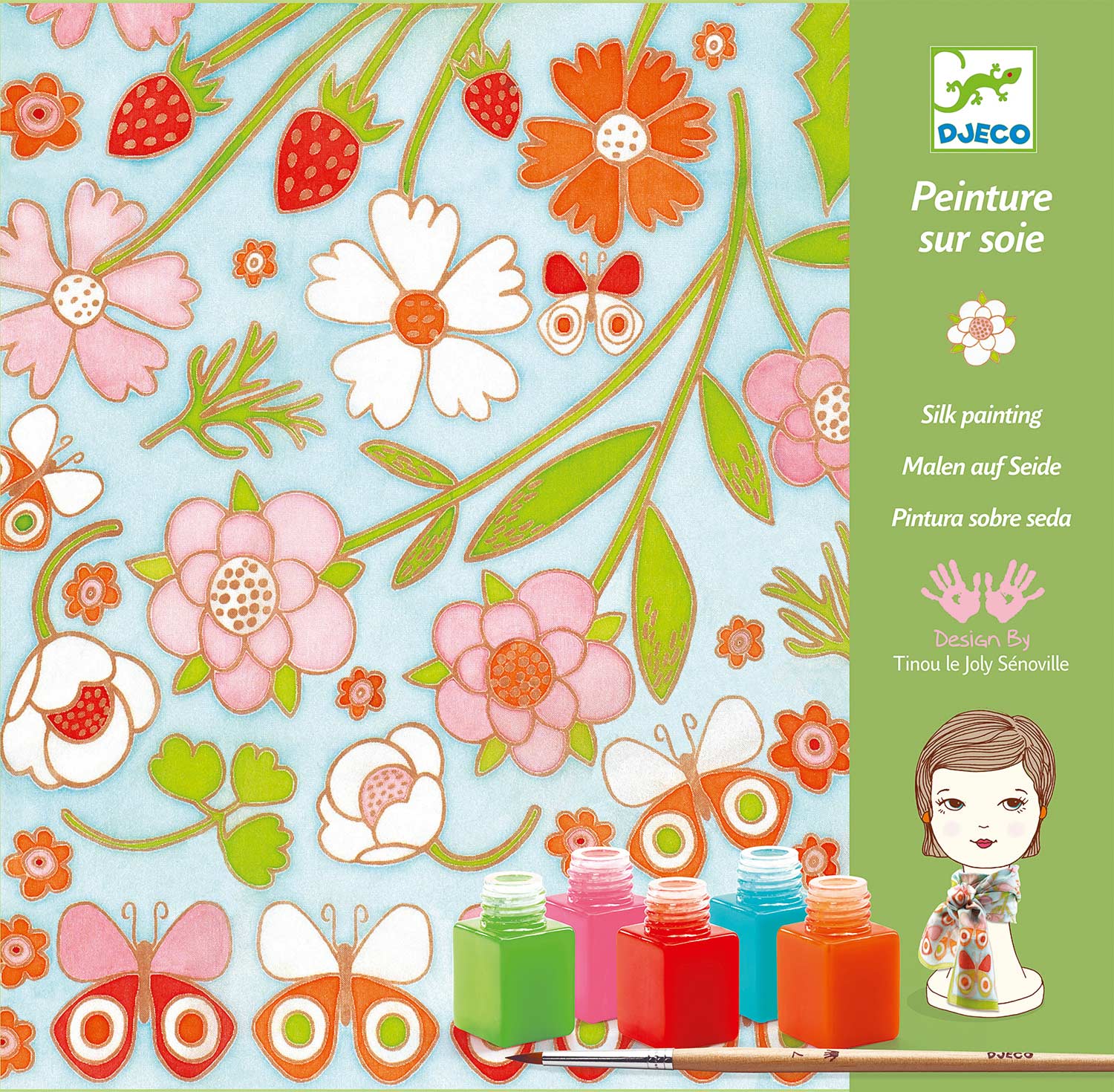 Silk Painting - Butterflies