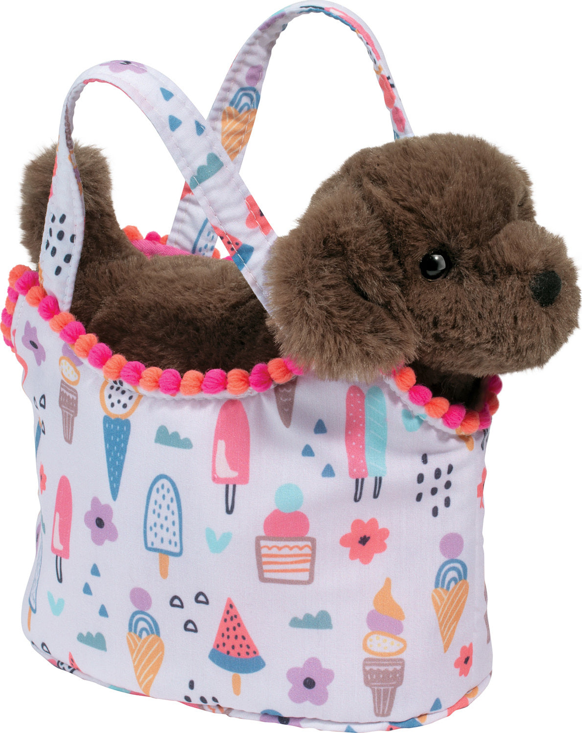 Peace Flower Sak with Black Lab