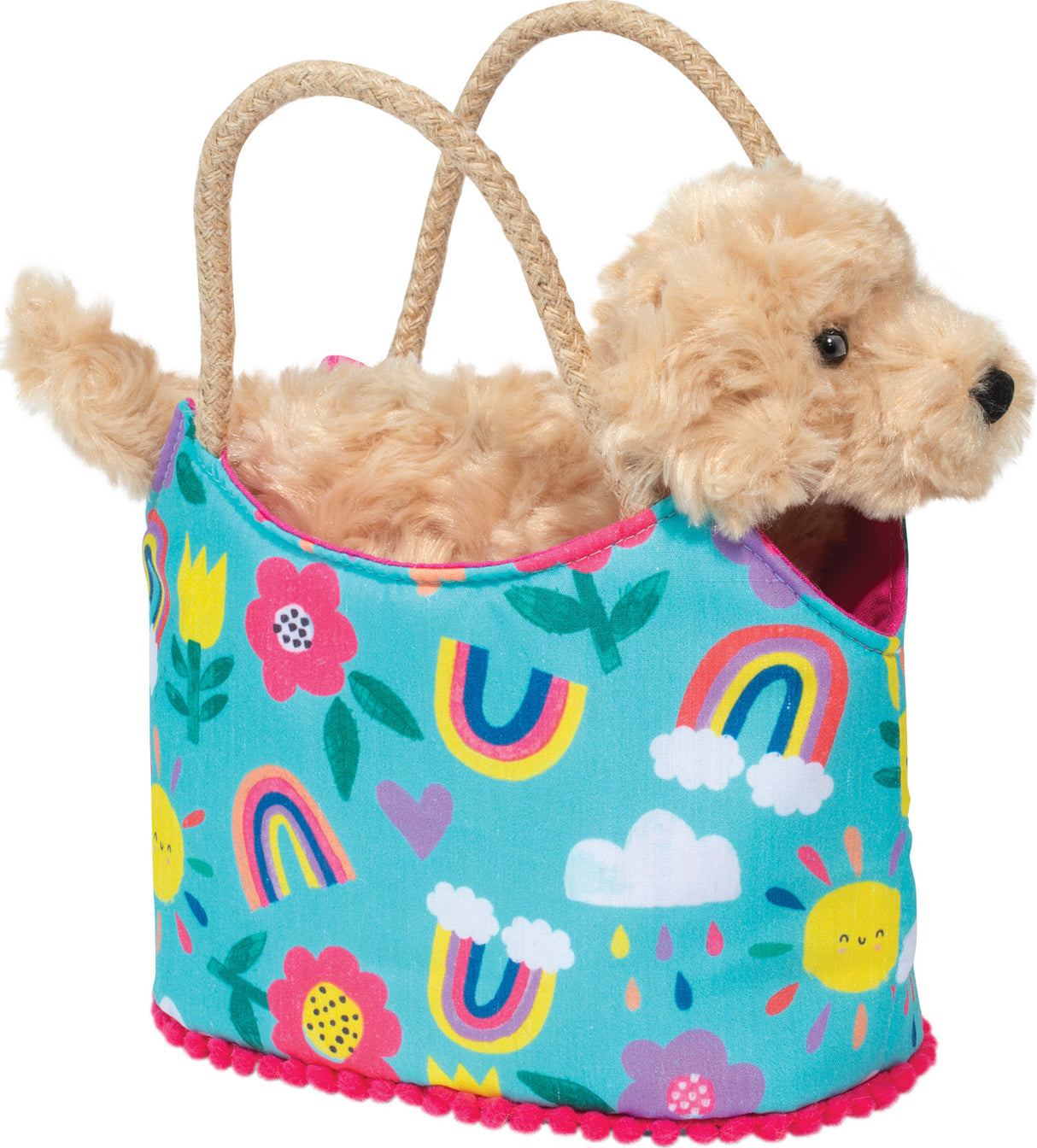 Pink/Lime Paisley Sak with Cat