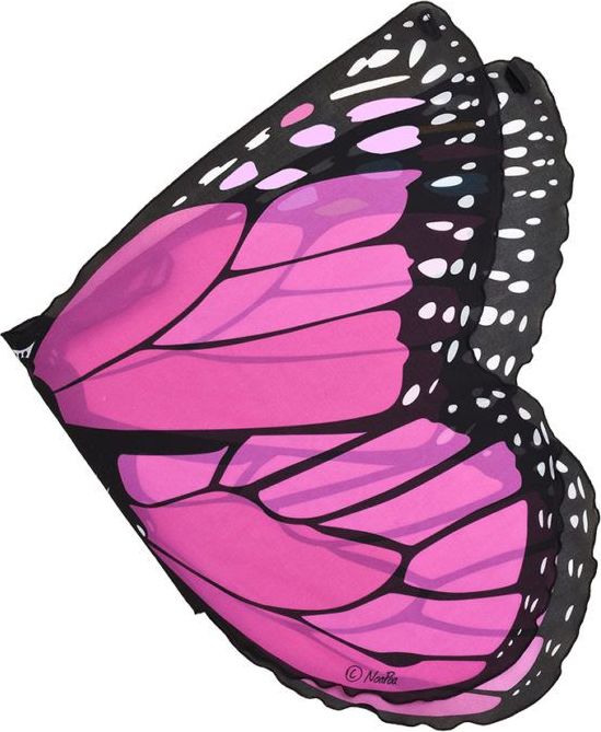 Dreamy Dress-Ups Monarch wings with glitter pink