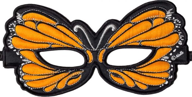 Orange Butterfly Mask