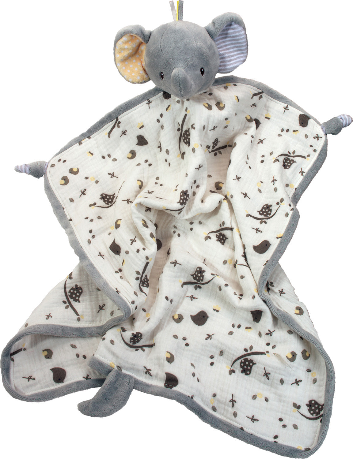 Joey Gray Elephant Blanki Lovey