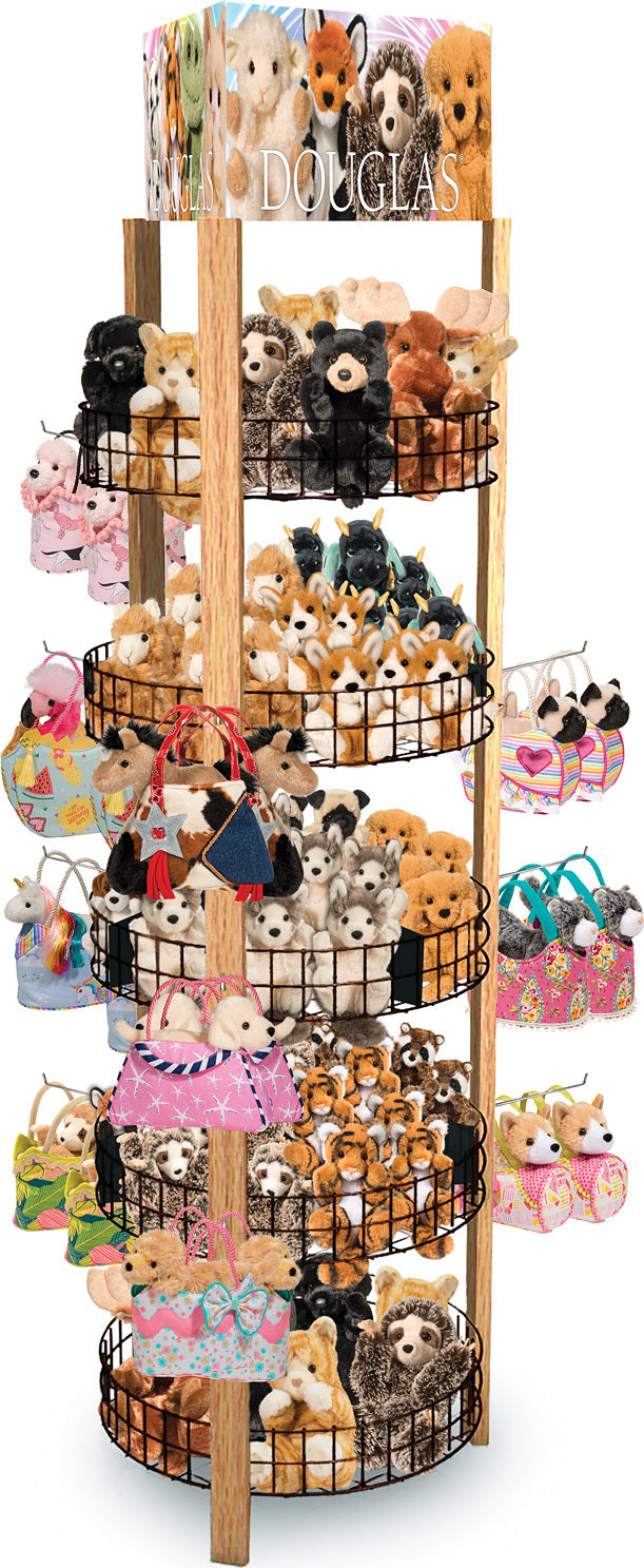 Circular Plush Tower