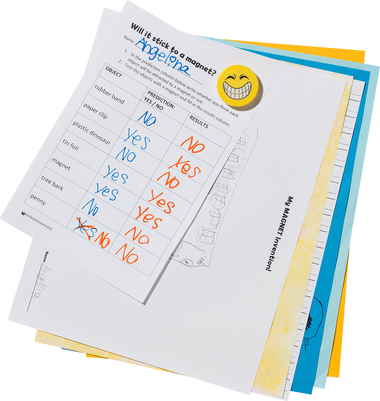 Hero Magnets Emoji Big Button Magnets, Set of 3