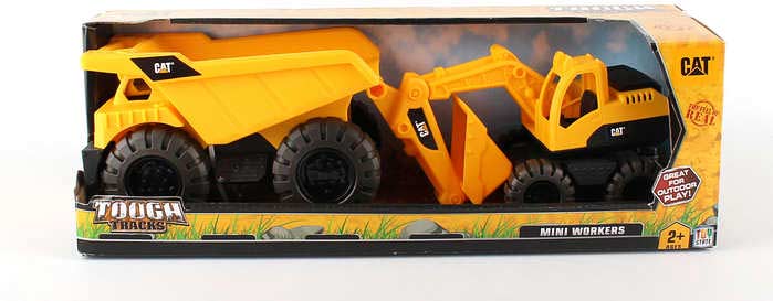 Cat Mini Worker 2 Pak Dump Truck & Excavator