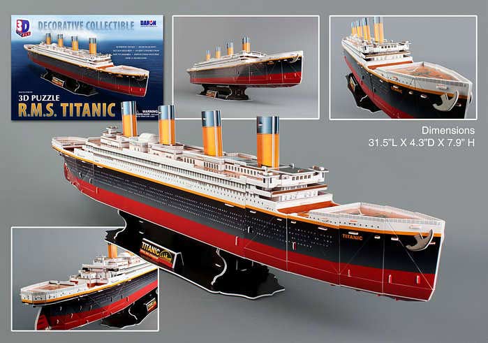 Titanic 3D puzzle 113 pcs