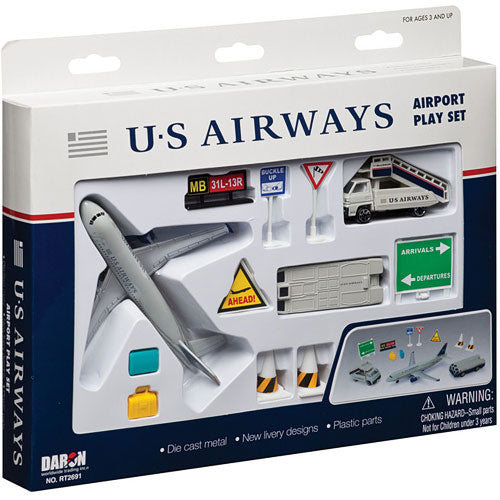 U.S. Airways 12 piece play set