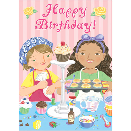 Birthday Cupcakes Birthday Card