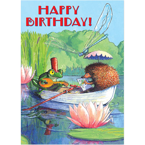Boat Ride Birthday Card