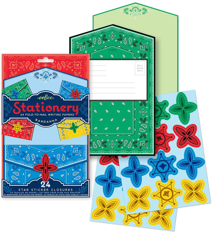 Bandanna Fold-to-Mail