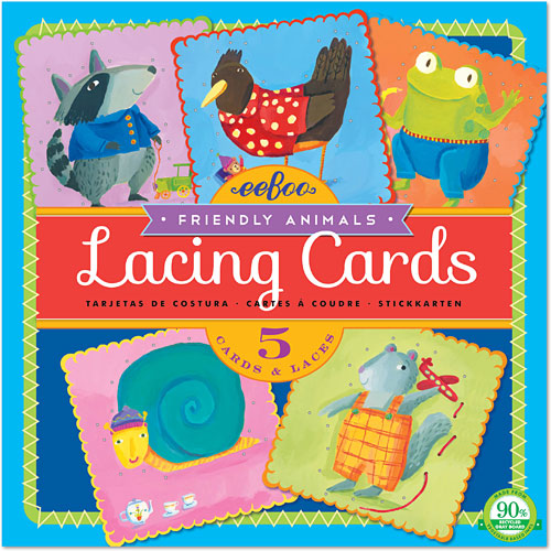 Friendly Animals Lacing Cards (2ED)