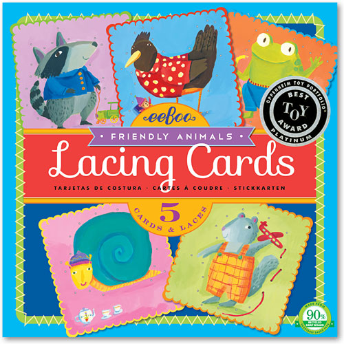 Friendly Animals Lacing Cards (2ED)